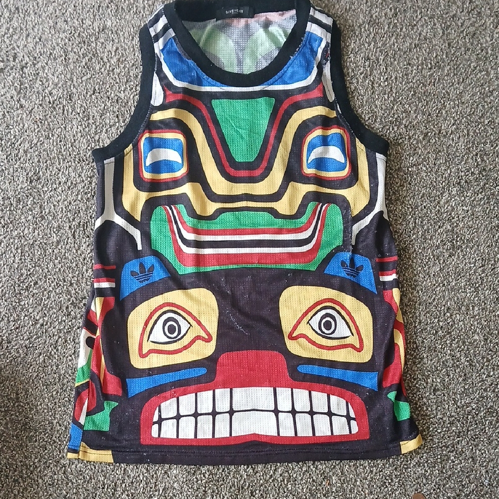 Jeremy Scott Totem Jersey Multicolor Patterned Top